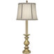 Ellie 25 inch Artisan Brass Buffet Lamp Portable Light